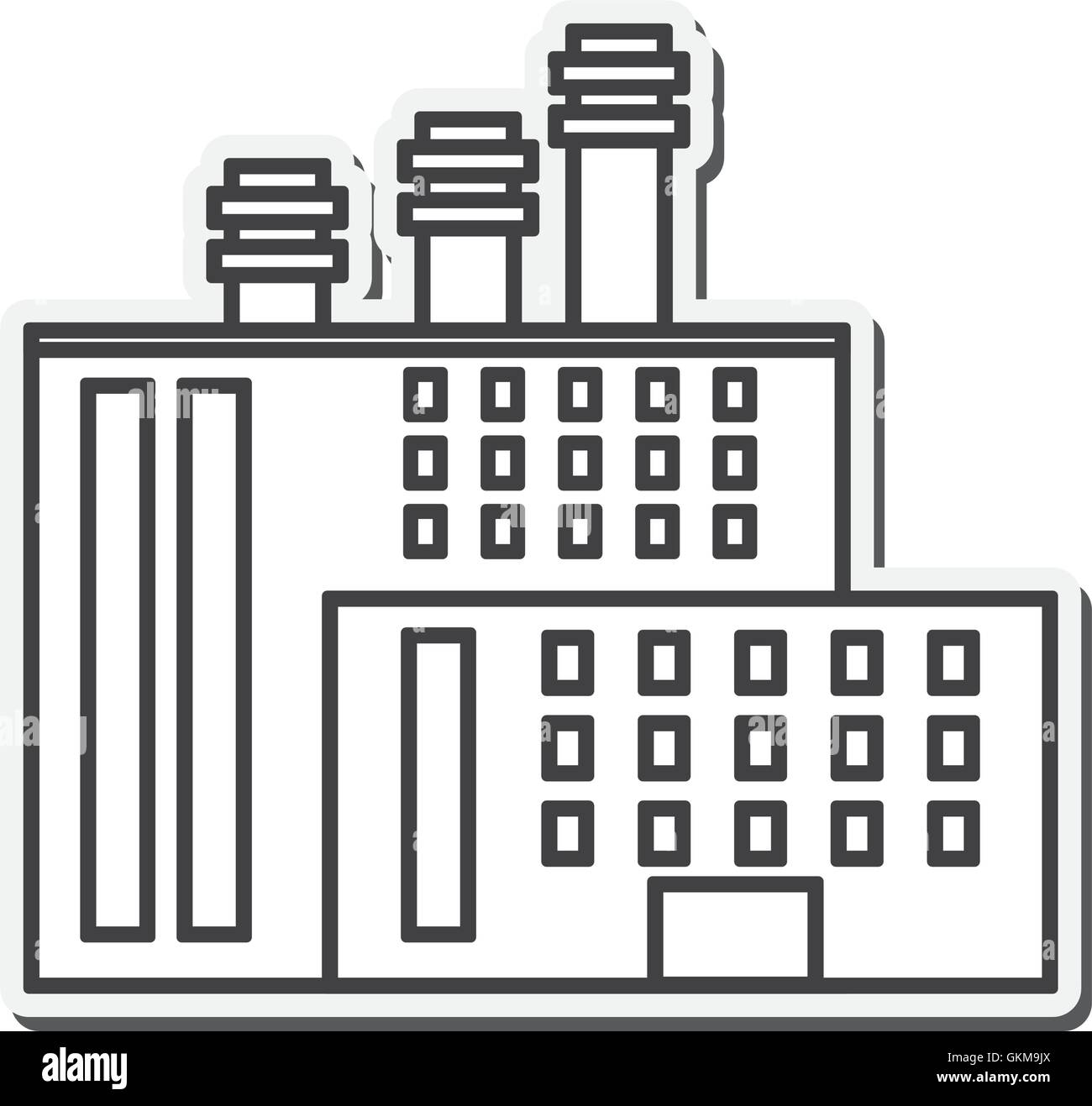 building plant industry design Stock Vector Image & Art - Alamy