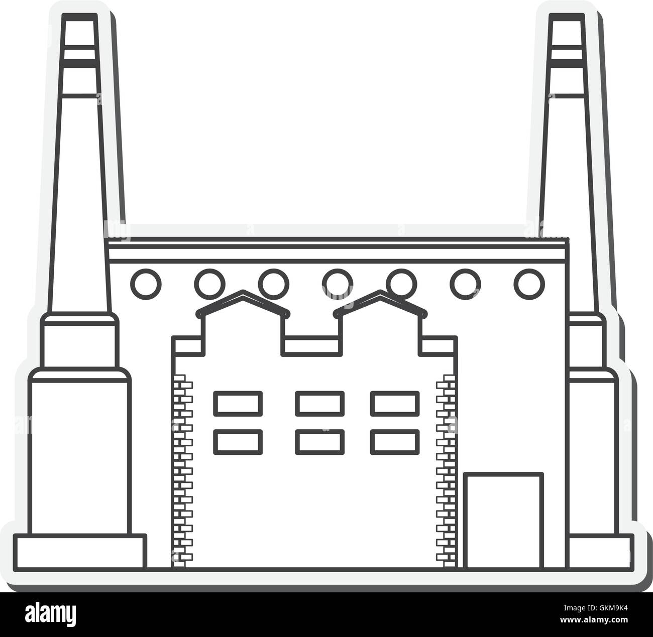 building plant industry design Stock Vector Image & Art - Alamy