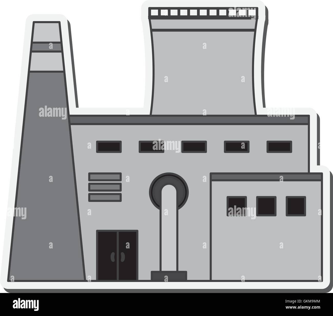 building plant industry design Stock Vector Image & Art - Alamy