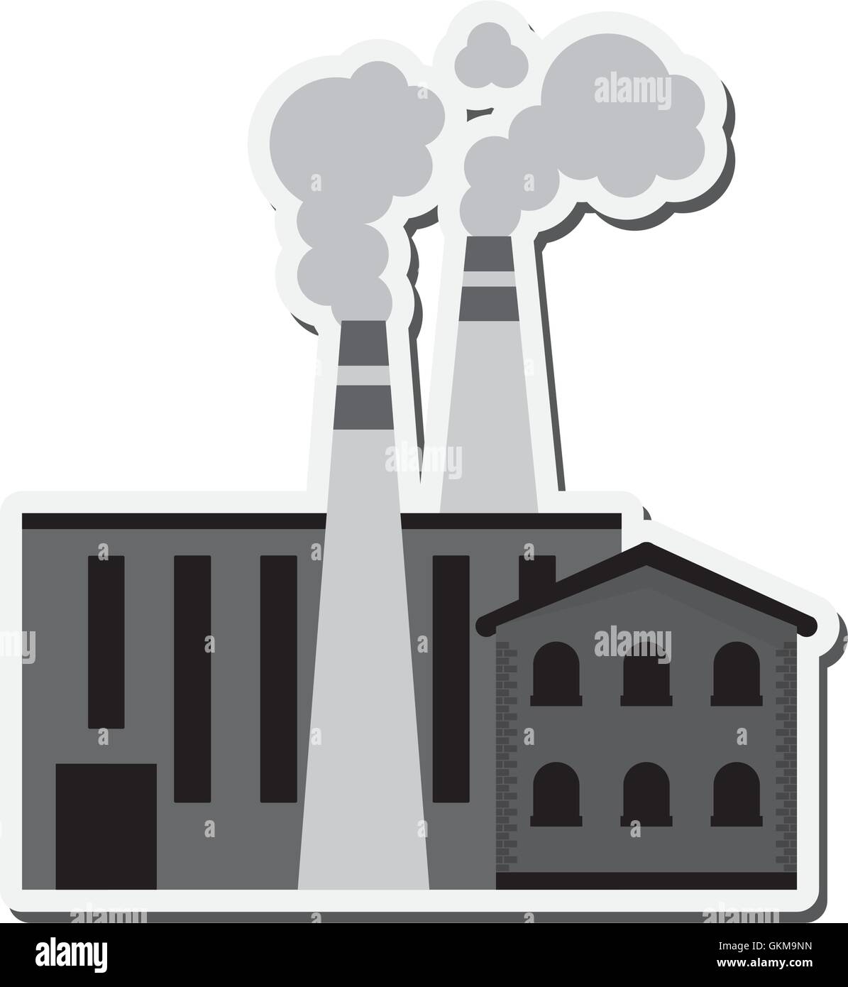 building plant industry design Stock Vector Image & Art - Alamy