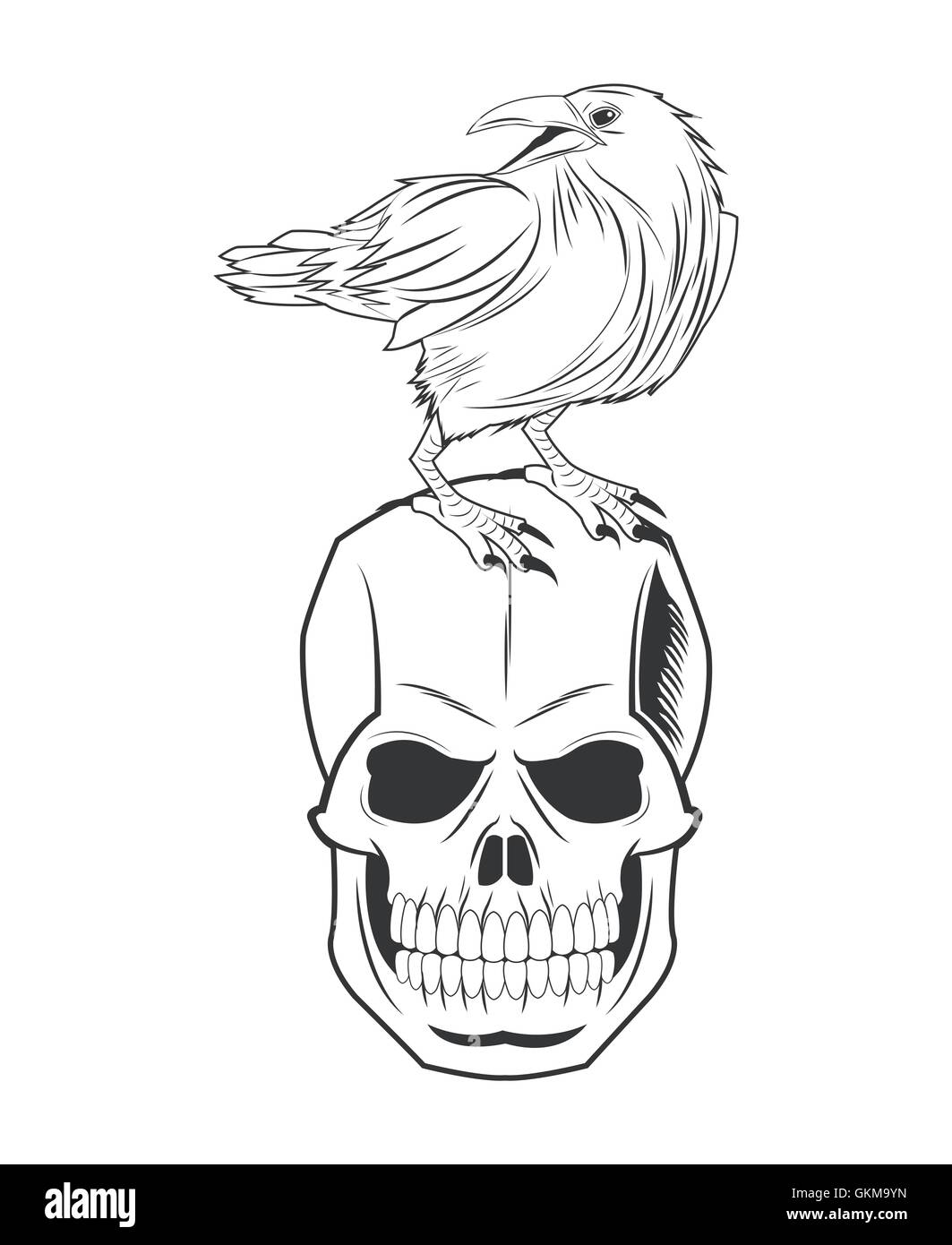 Share 143+ eagle skull tattoo super hot