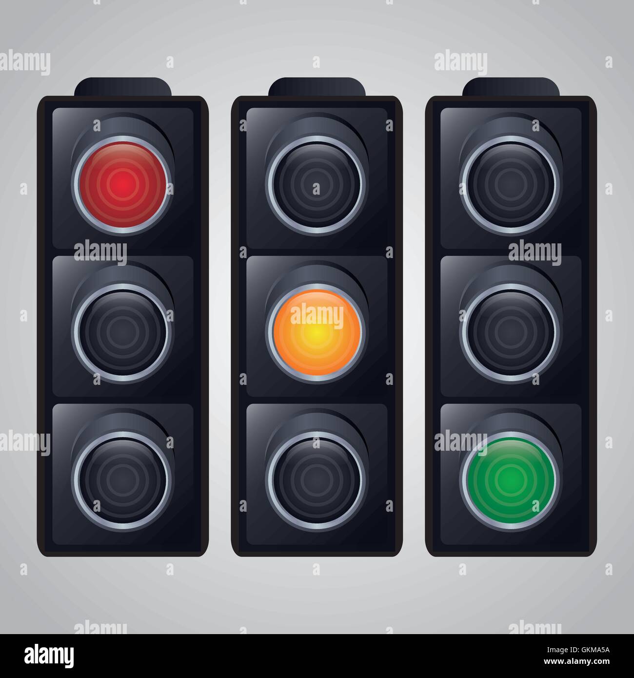 semaphore trafficlight sign design Stock Vector Image & Art - Alamy