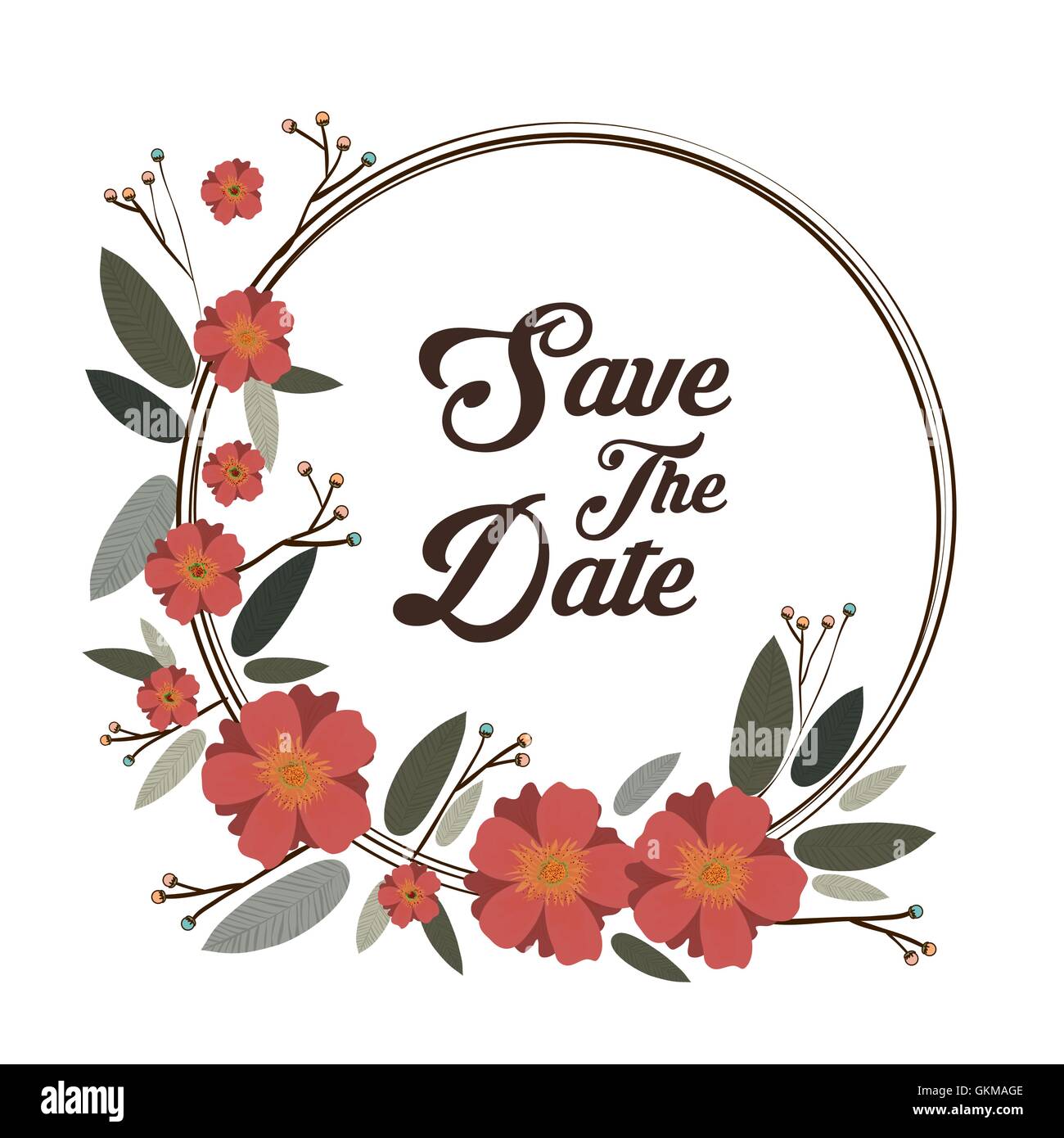 Save the date graphic design, vector illustration Stock Vector ...