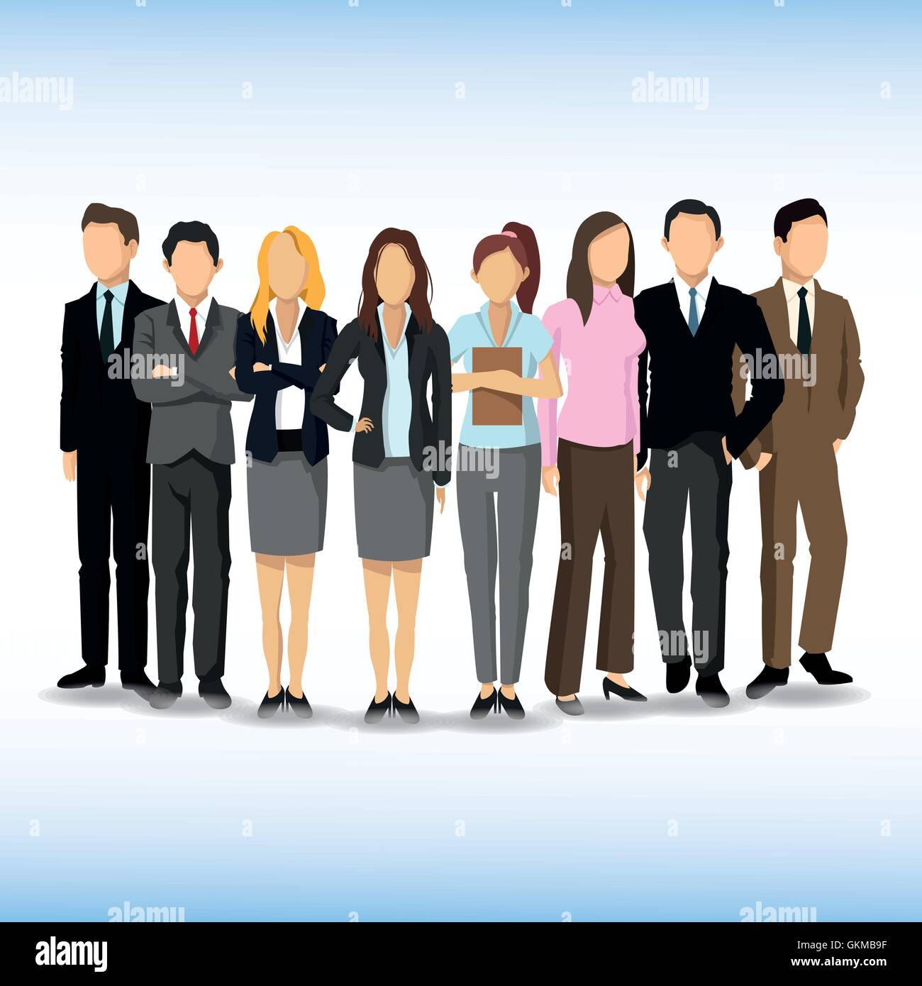 Woman and Man avatar icon. Businesspeople design. Vector graphic Stock ...