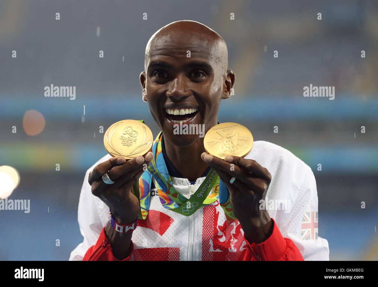 Mo farah gold medals hires stock photography and images Alamy