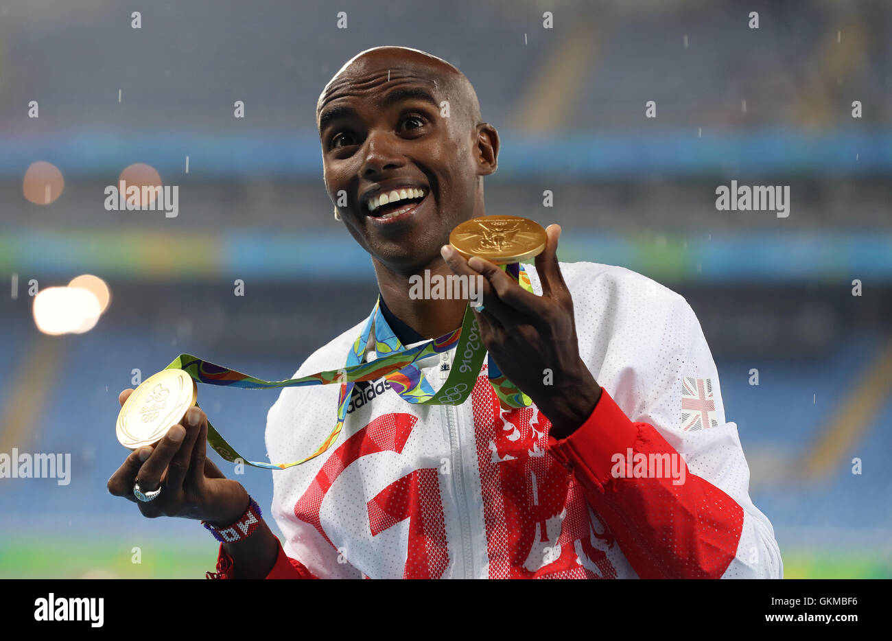 Mo farah gold medals hires stock photography and images Alamy