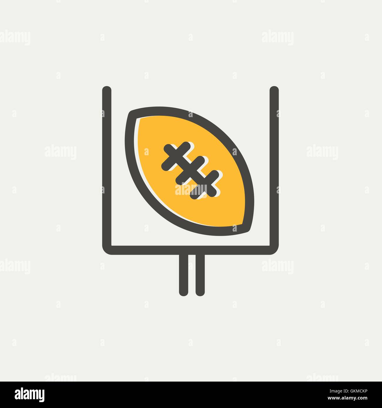 Football poster thin line icon Stock Vector Image & Art Alamy