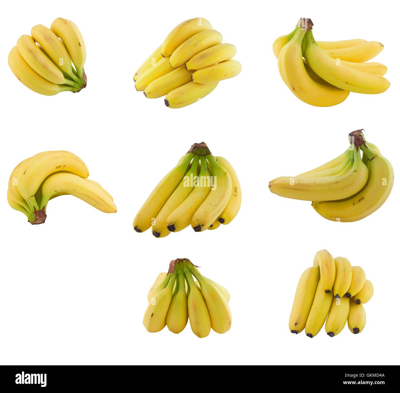 collection of bananas cluster Stock Photo Alamy