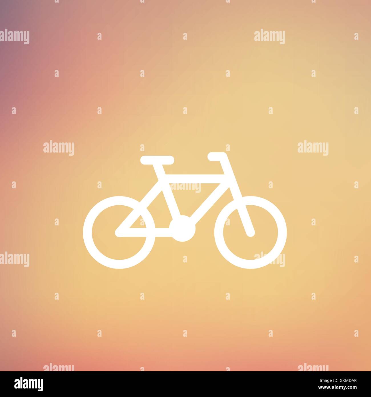 Bicycle thin line icon Stock Vector Image & Art - Alamy