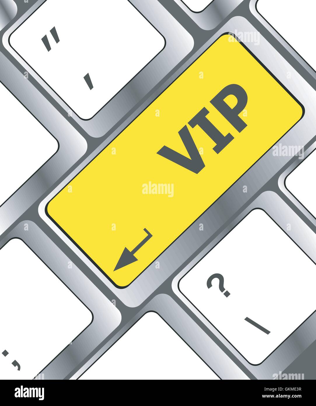 VIP written on keys on computer keyboard Stock Vector Image & Art - Alamy