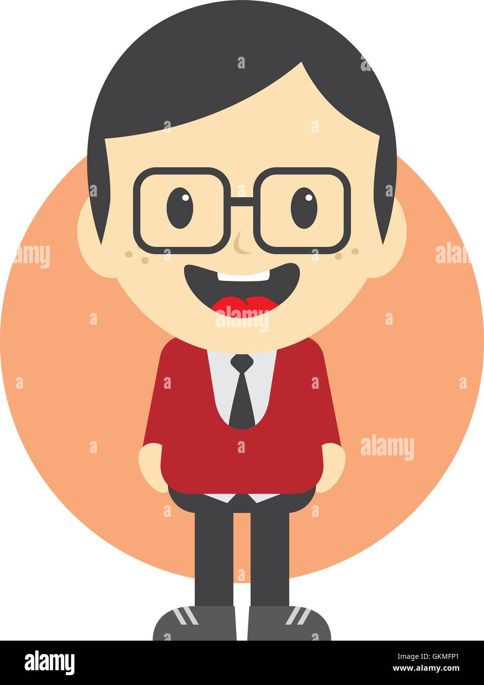 Adorable Boy Cartoon Character Stock Vector Image Art Alamy