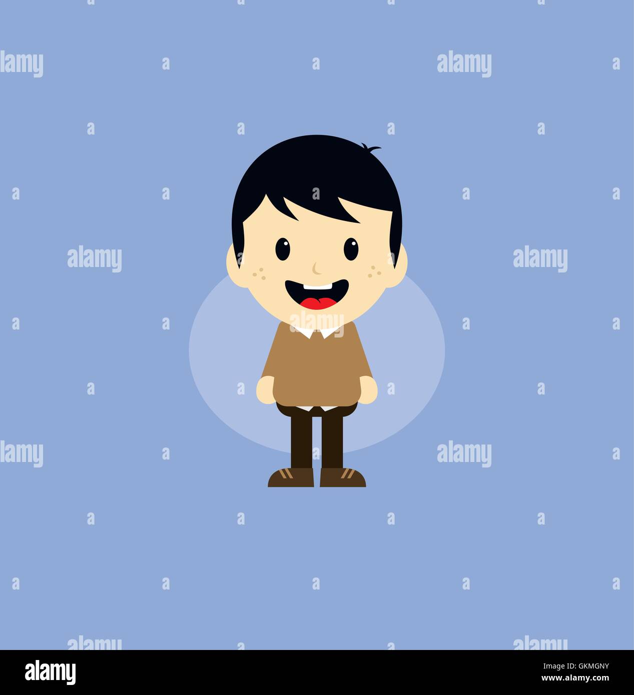 adorable boy cartoon character Stock Vector Image & Art - Alamy