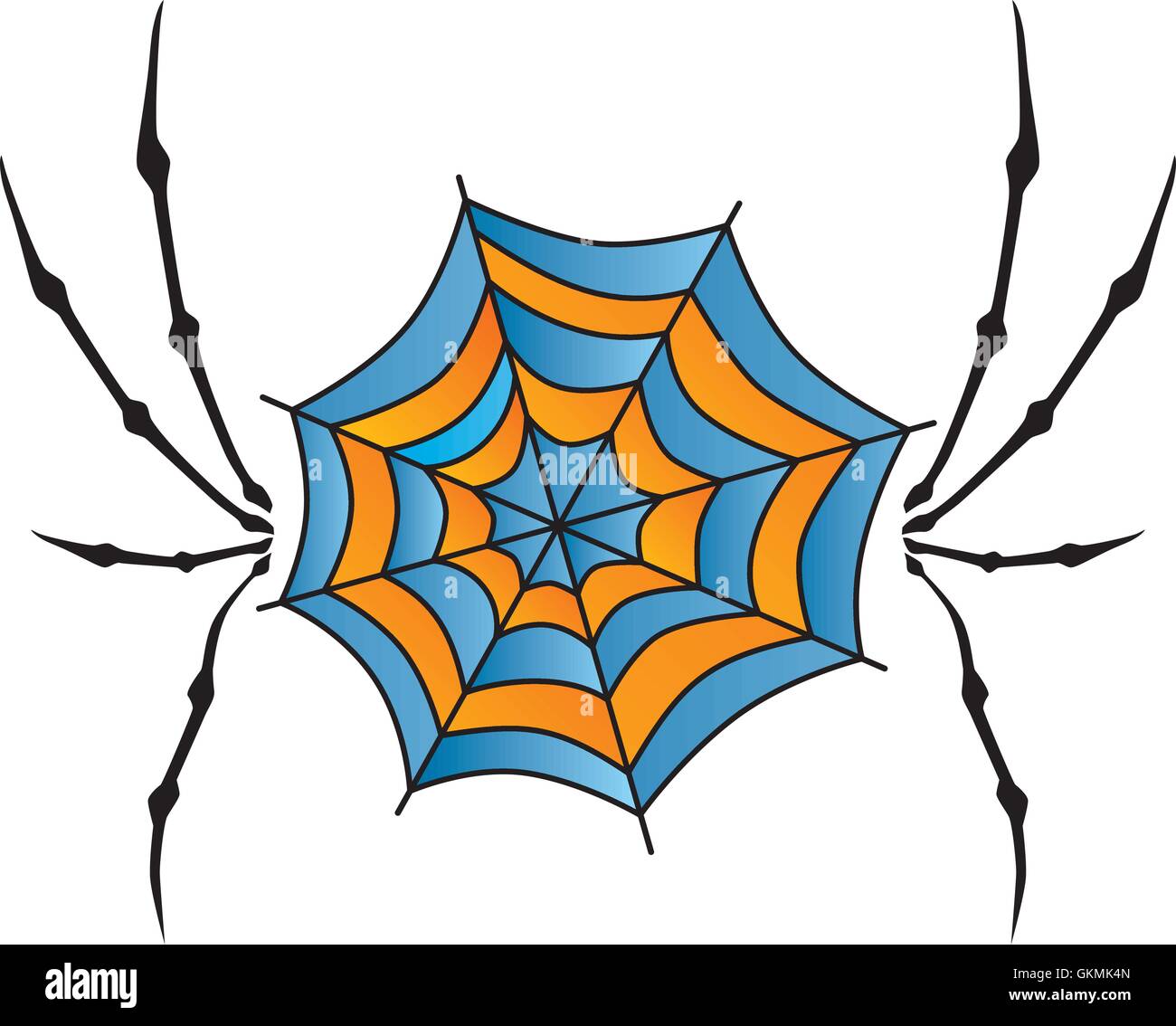 color spiderweb art Stock Vector Image & Art - Alamy