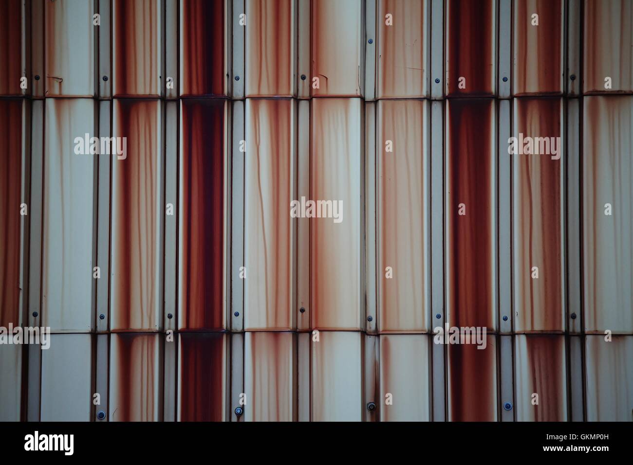 Rusty tin wall Stock Photo Alamy