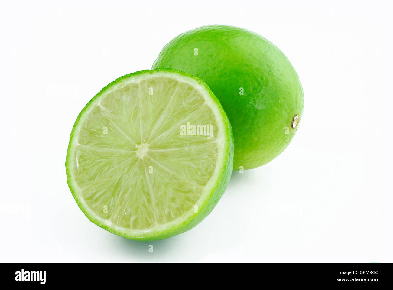 One and half lime Stock Photo - Alamy
