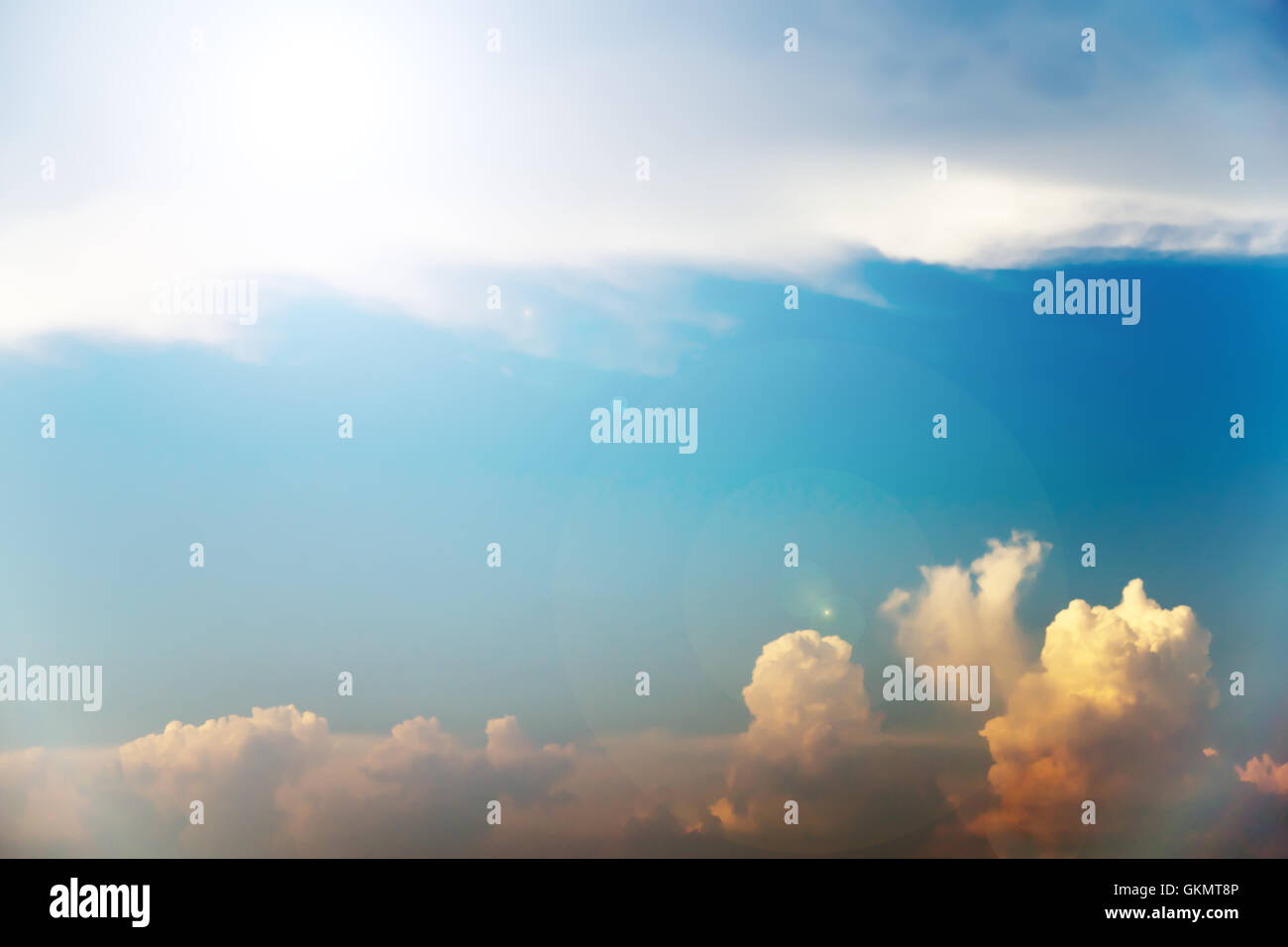 Sky sunset background picture Stock Photo