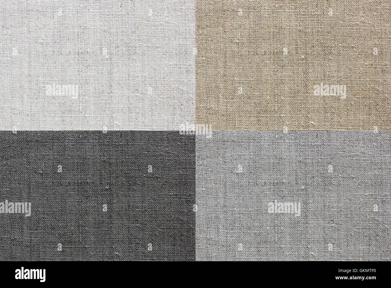 linen texture for the background of four colors Stock Photo - Alamy