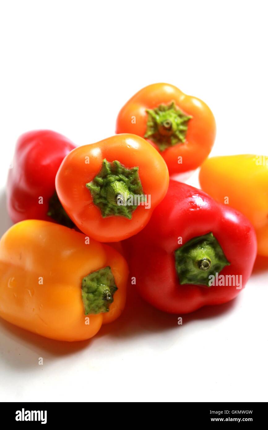colorful mini paprika Stock Photo Alamy