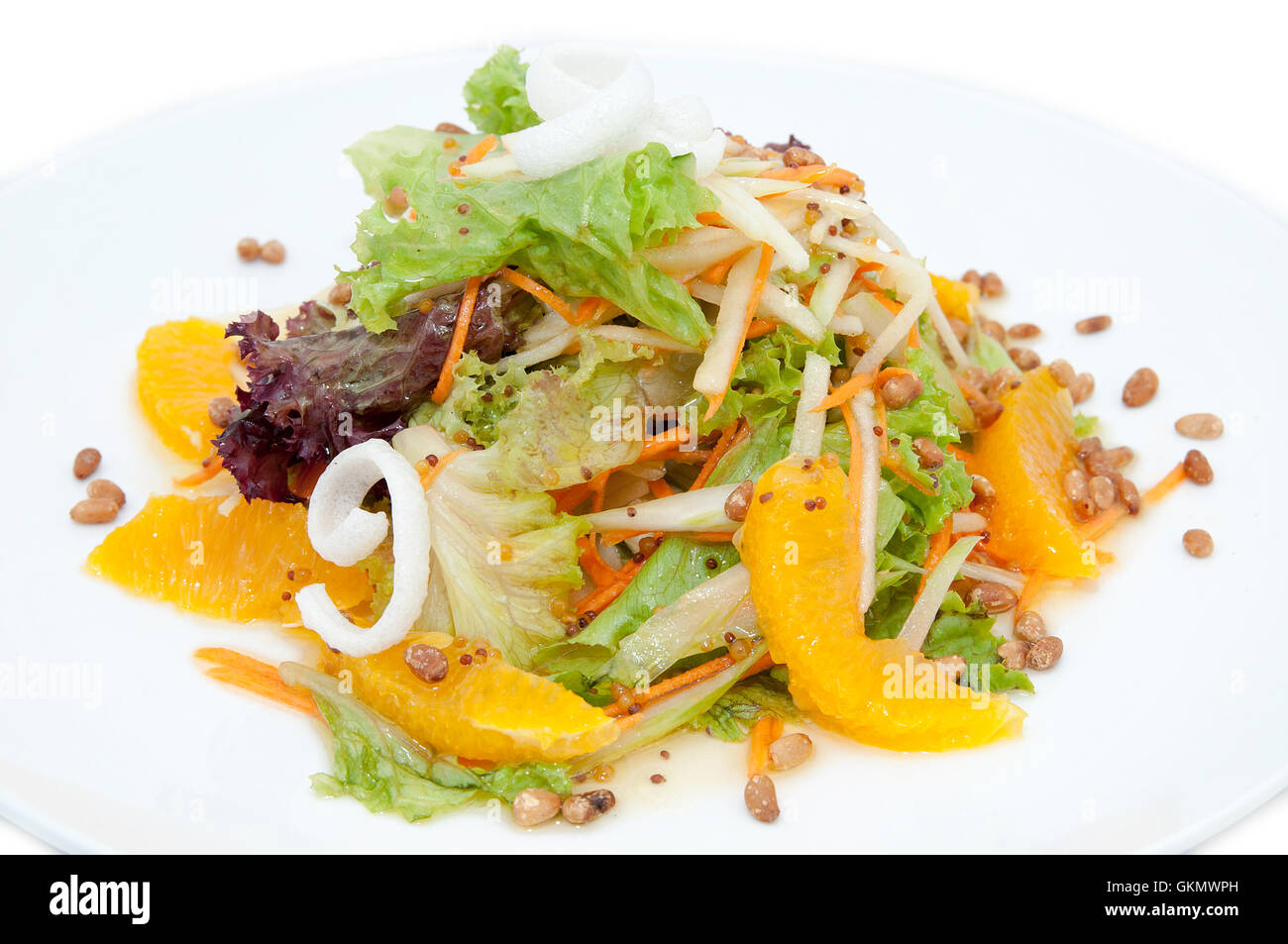 Banana and apple salad hi-res stock photography and images - Alamy