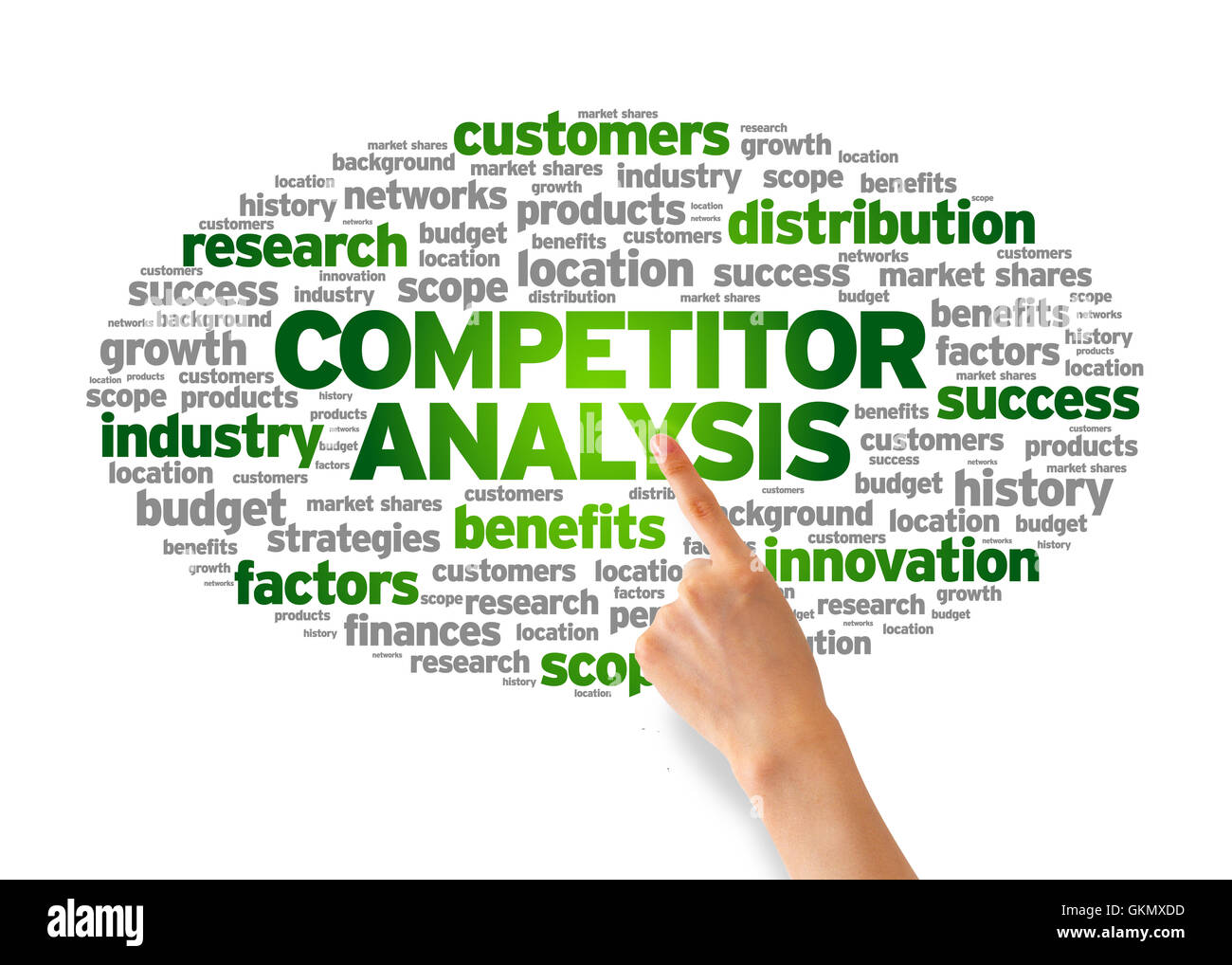 Competitor Analysis Stock Photo