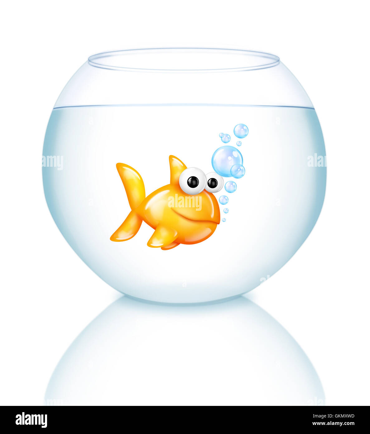 Cartoon Fish Bowl with Goldfish Stock Photo - Alamy Cartoon Fish Bowl with Goldfish Stock Photo - Alamy