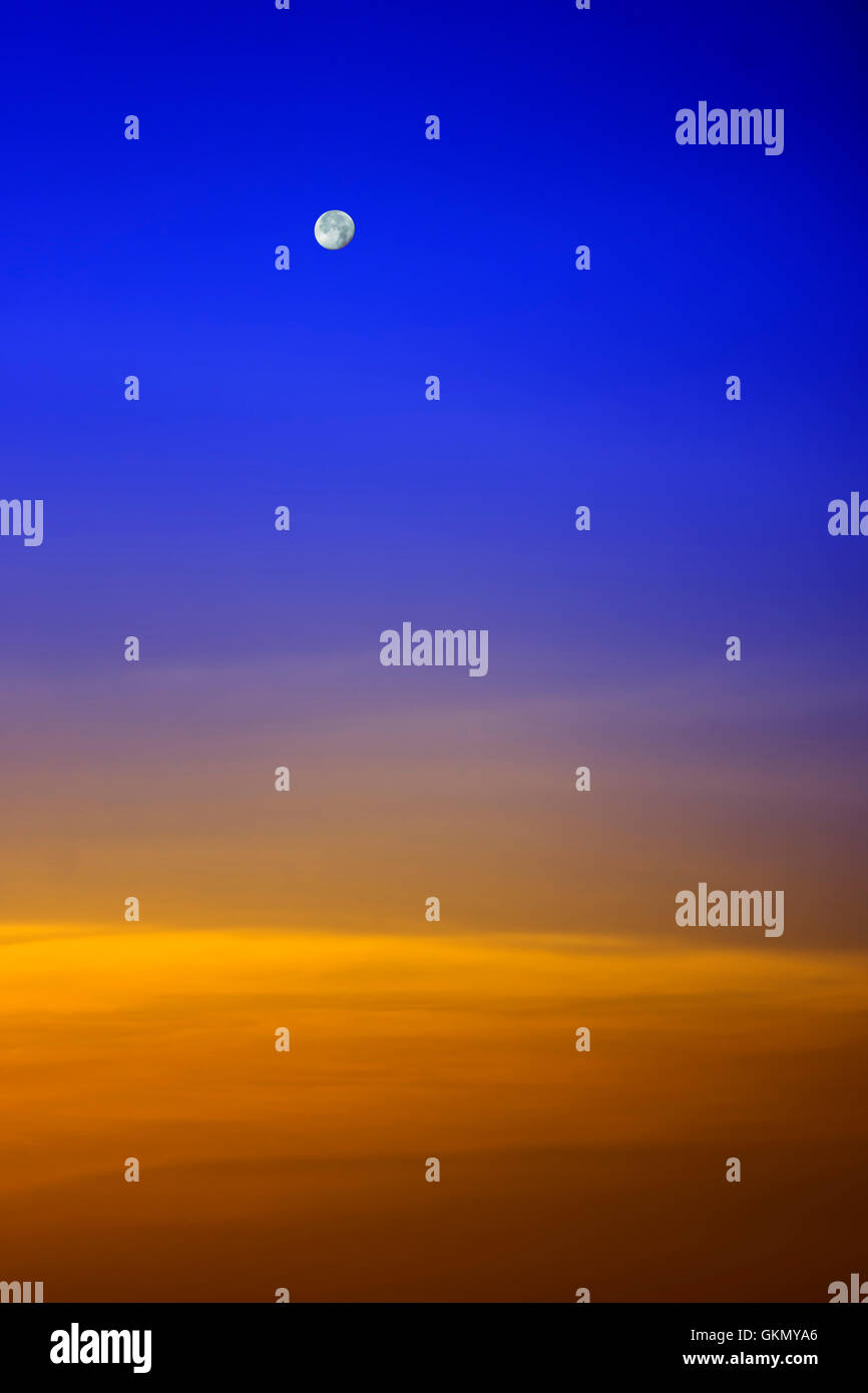 Sky sunset background picture Stock Photo