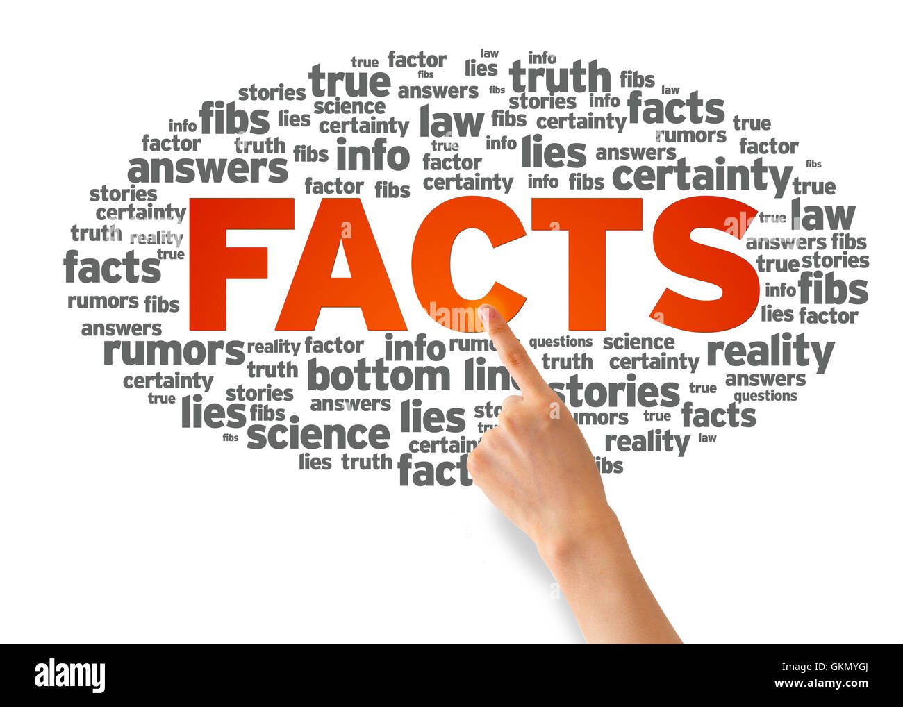 Facts Stock Photo