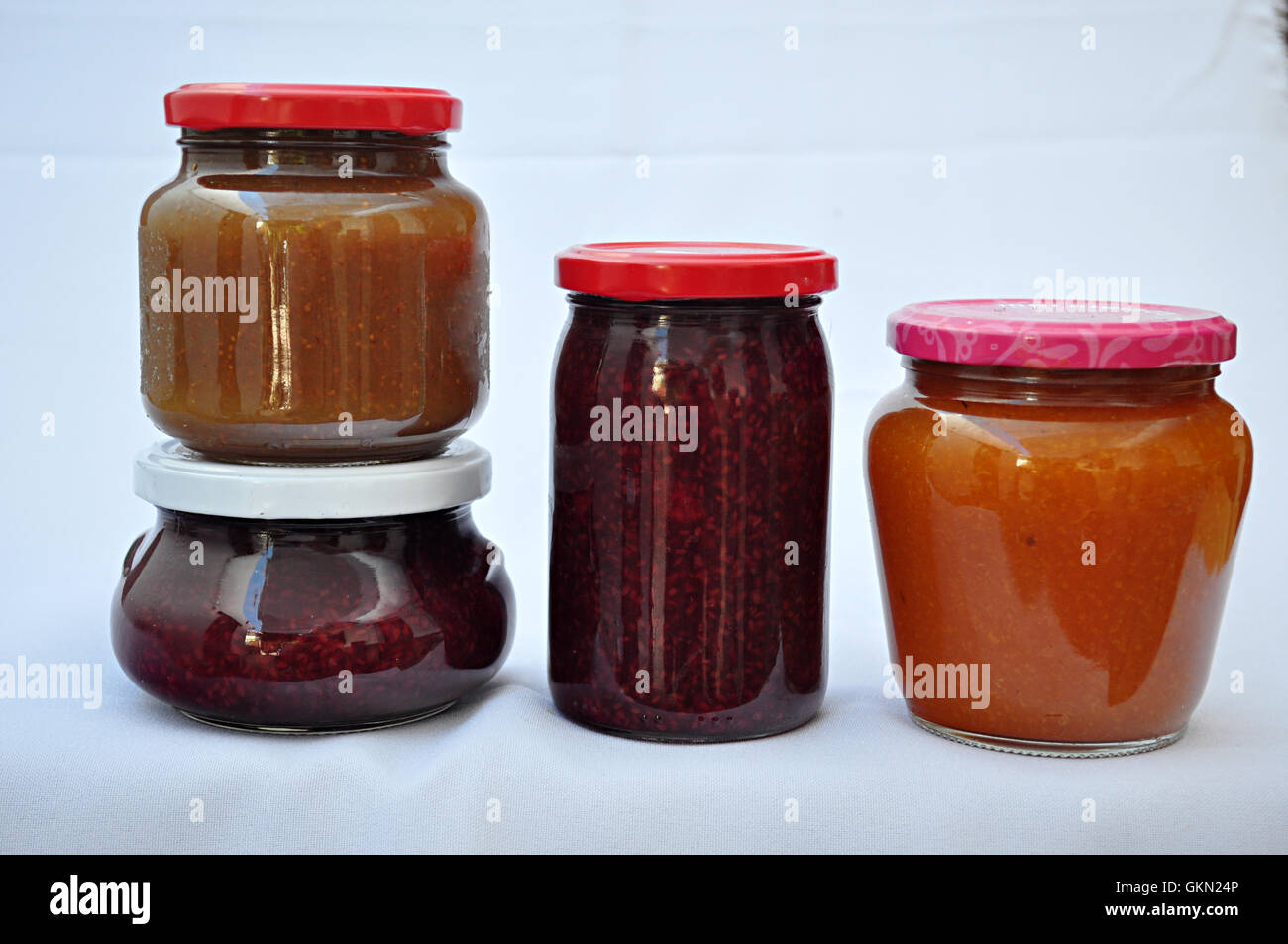 Jars of fig preserve hi-res stock photography and images - Alamy