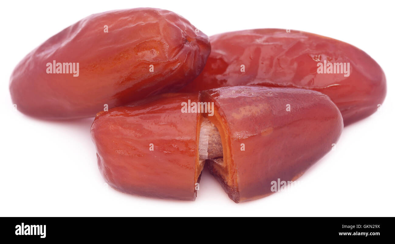 Arabian Dates over white background Stock Photo - Alamy