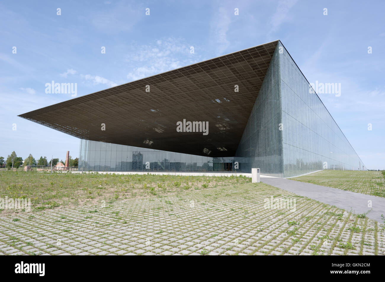 Estonian National Museum main building. 21th august 2016 Tartu. Estonia Stock Photo
