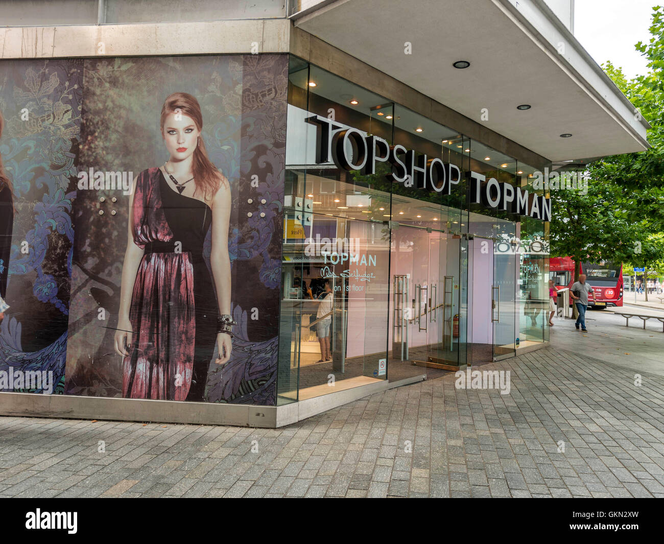 Topshop Retail Outlet, Exeter City Centre, Devon Stock Photo - Alamy