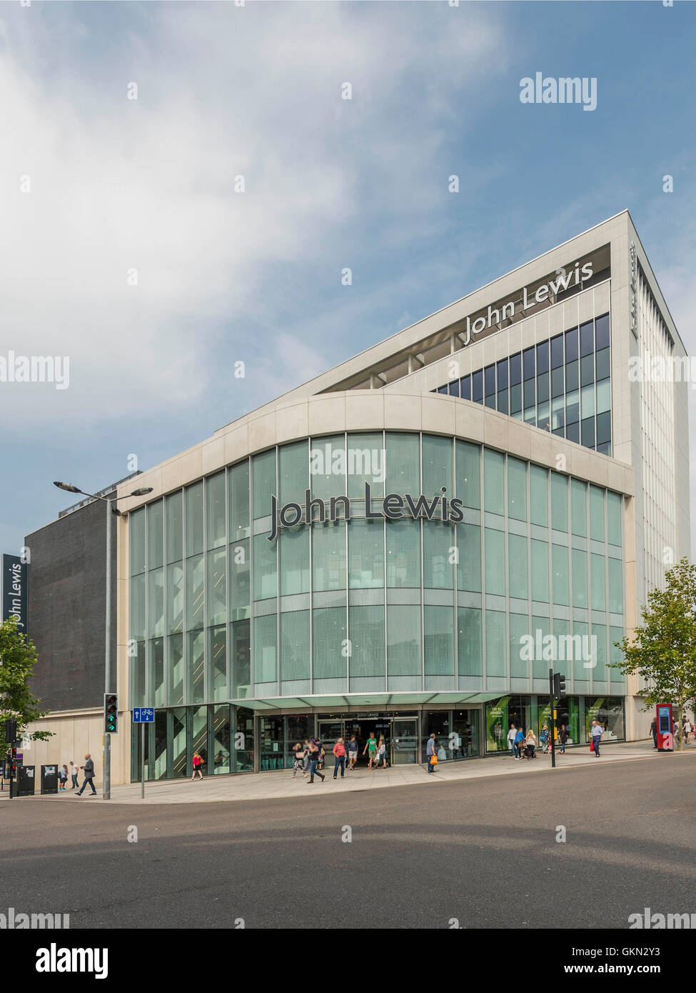 John Lewis Retail Outlet, Exeter City Centre, Devon Stock Photo Alamy