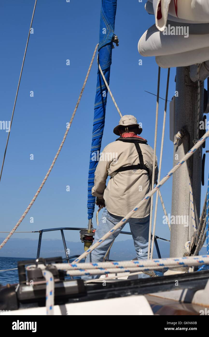 Setting Sail Stock Photo