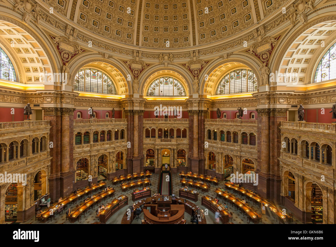 Inside The Library Of Congress On Capitol Hill Washington Dc United Stock Photo Alamy