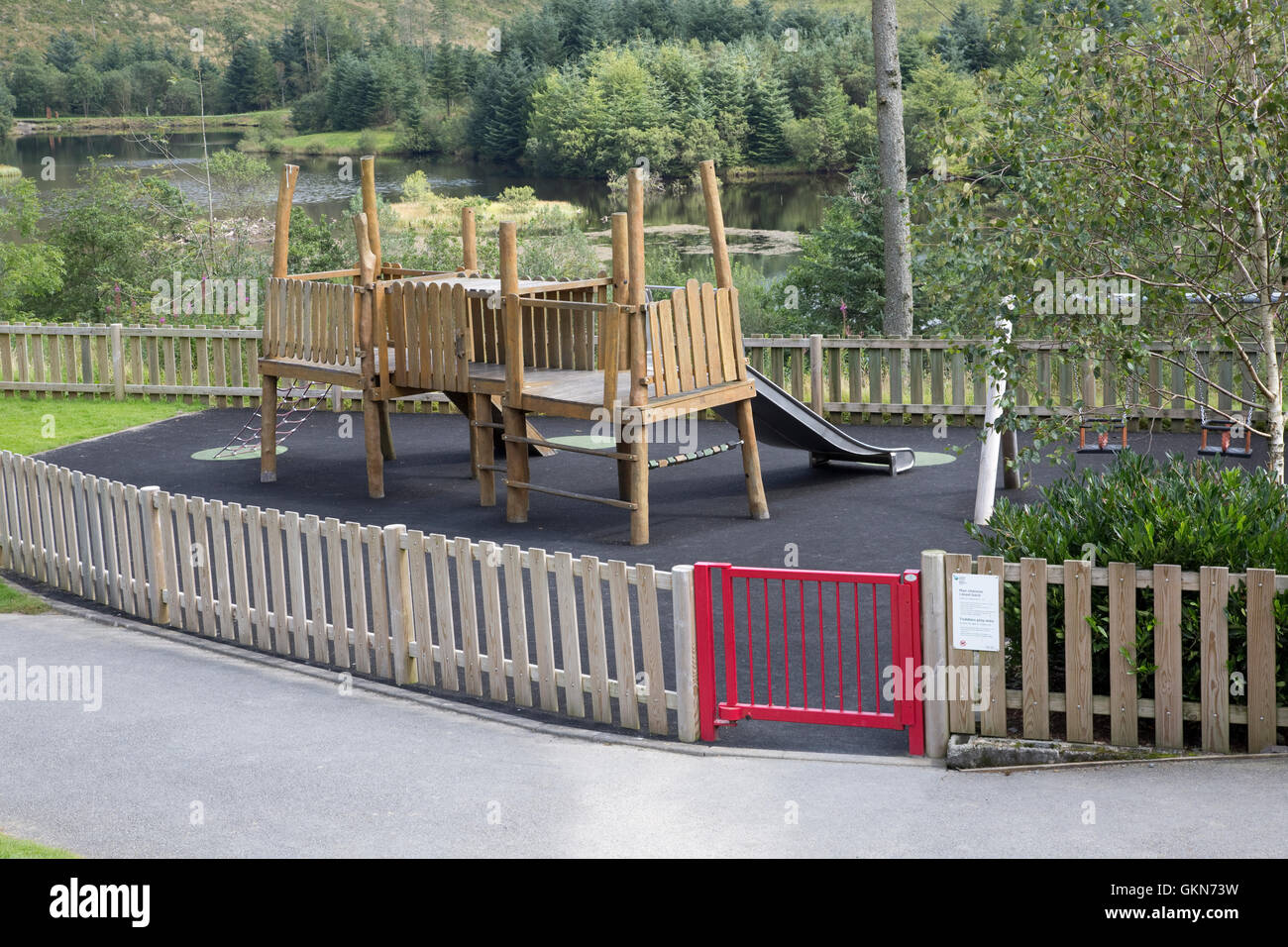 Children S Outdoor Play Area Stock Photos Children S Outdoor