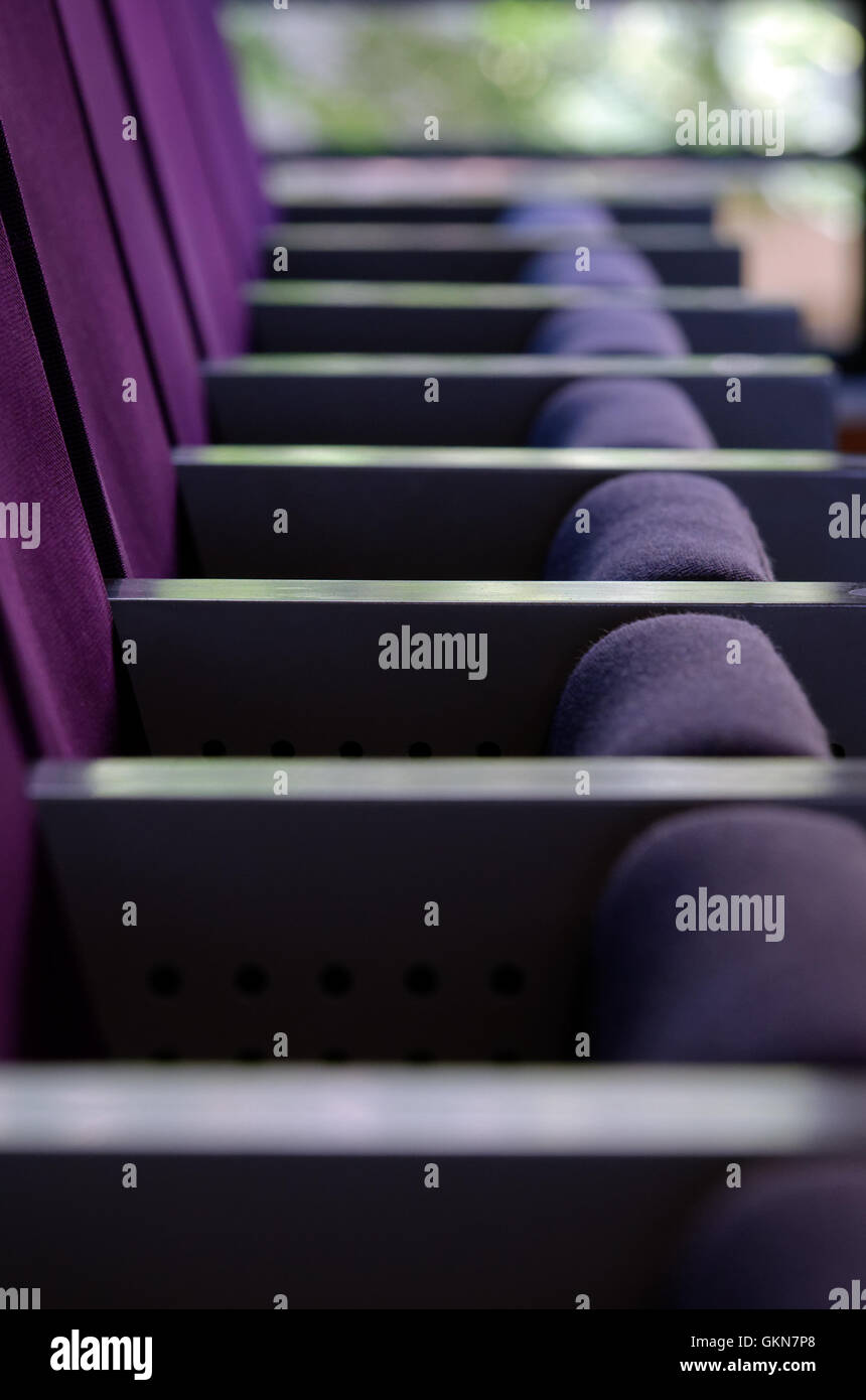 Rows of seats in an amphitheater, La Reunion Stock Photo - Alamy
