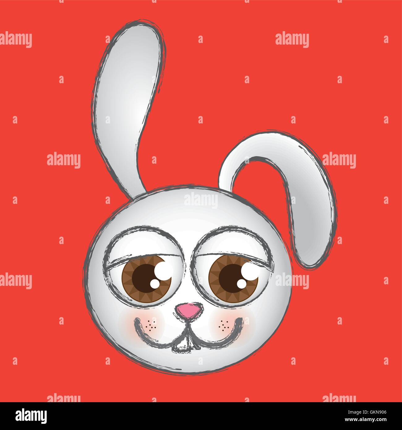 Illustration of animal icons illustration of rabbit vector illus Stock ...