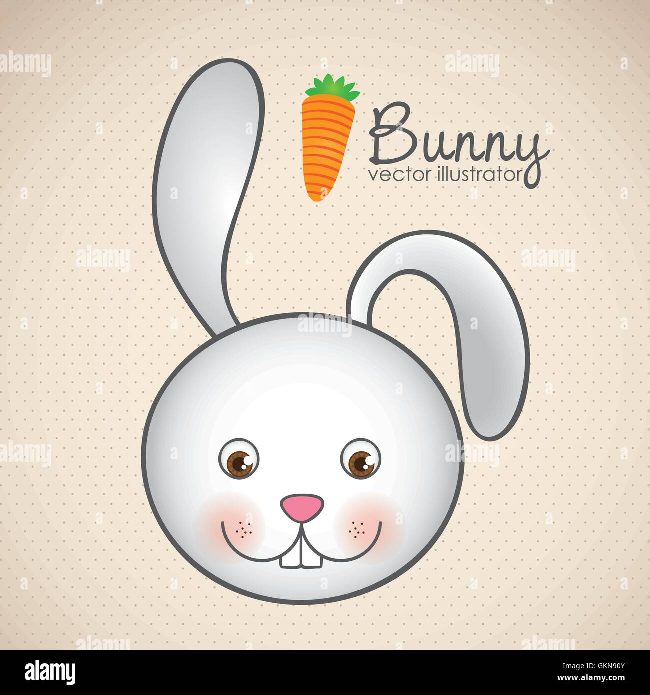 Illustration of animal icons illustration of rabbit vector illus Stock ...