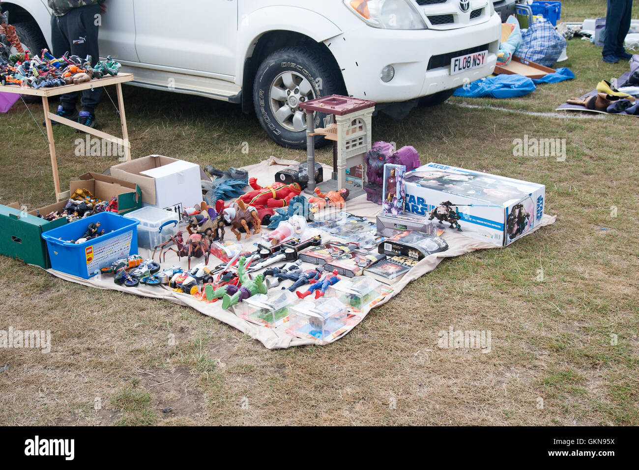 Boreham car boot sale Essex England UK Stock Photo Alamy