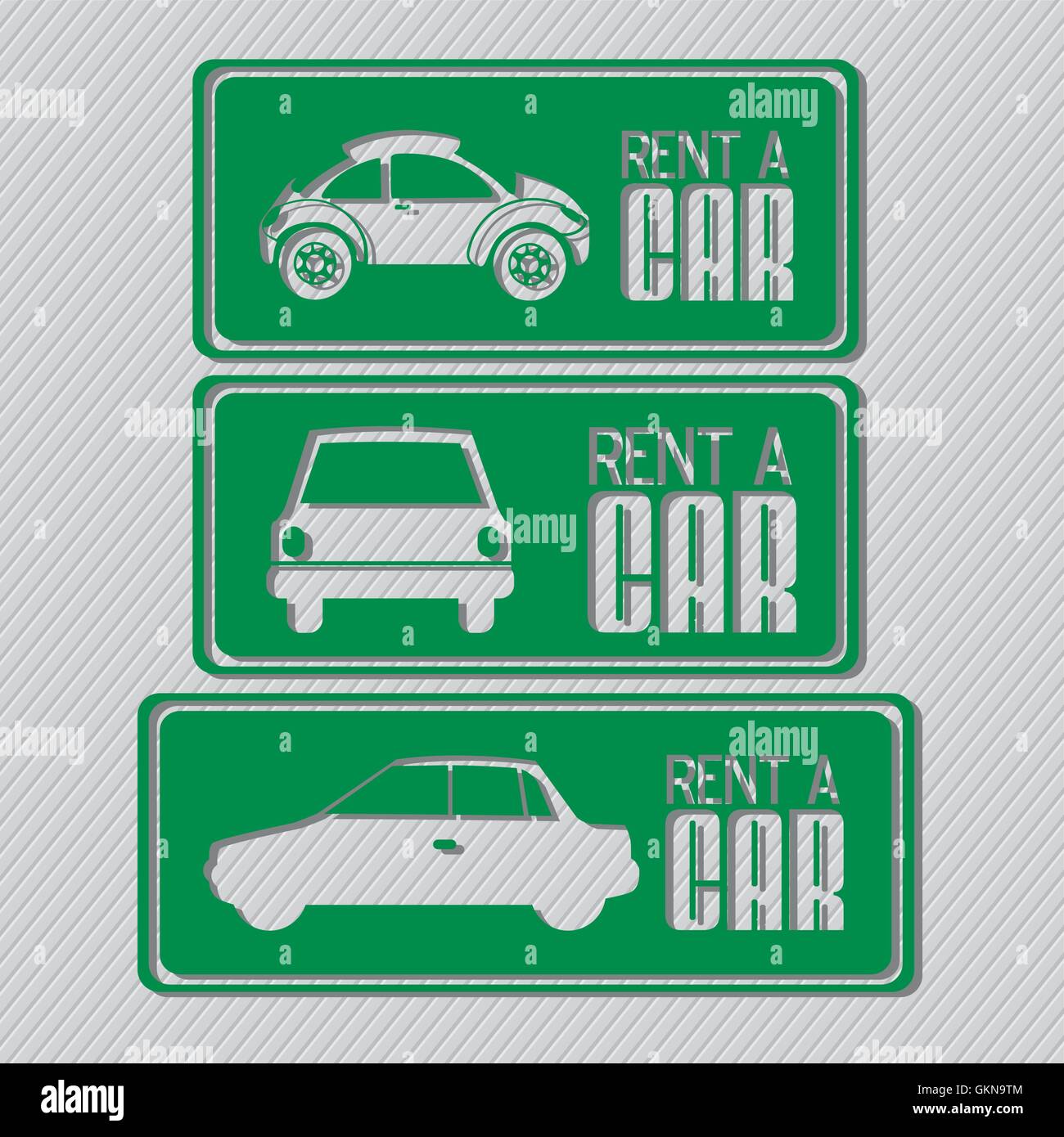 Illustration of rent a car car icons vector illustration Stock Vector ...