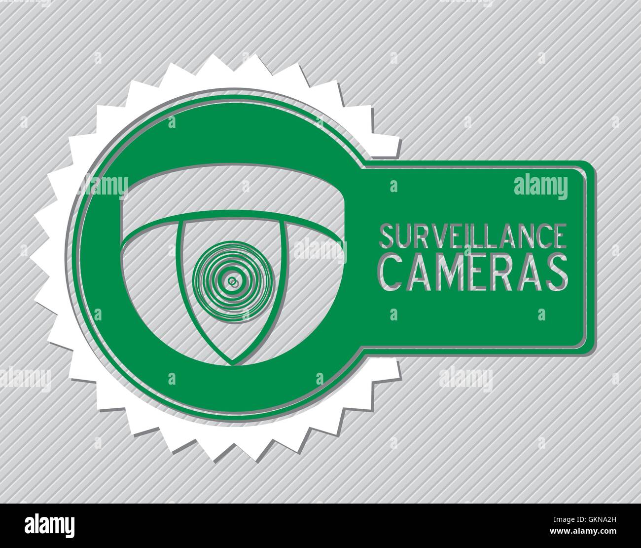 Illustration of security camera security cameras icons vector il Stock ...