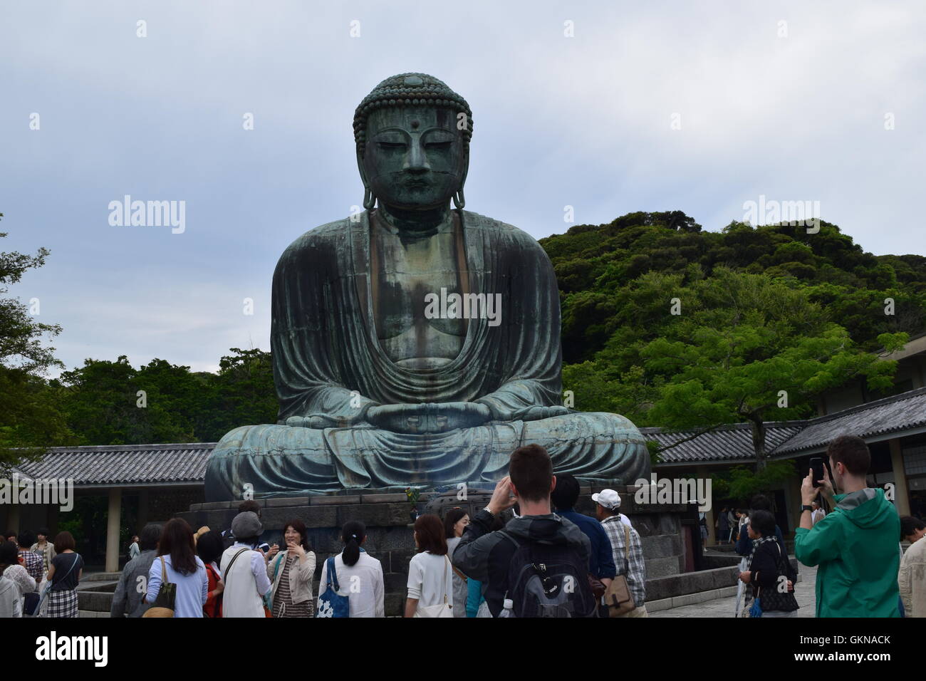 Giant Buddha statue in Kamakura, Japan Stock Photo Alamy