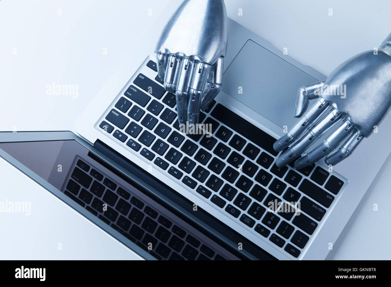 Manipulator and computer Stock Photo - Alamy