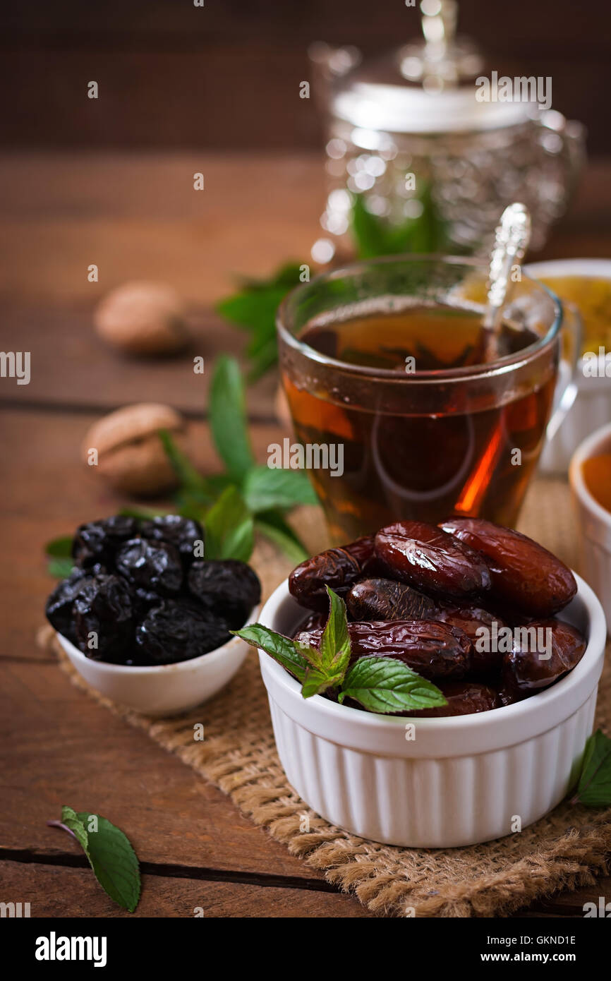 Mix dried fruits (date palm fruits, prunes, dried apricots, raisins