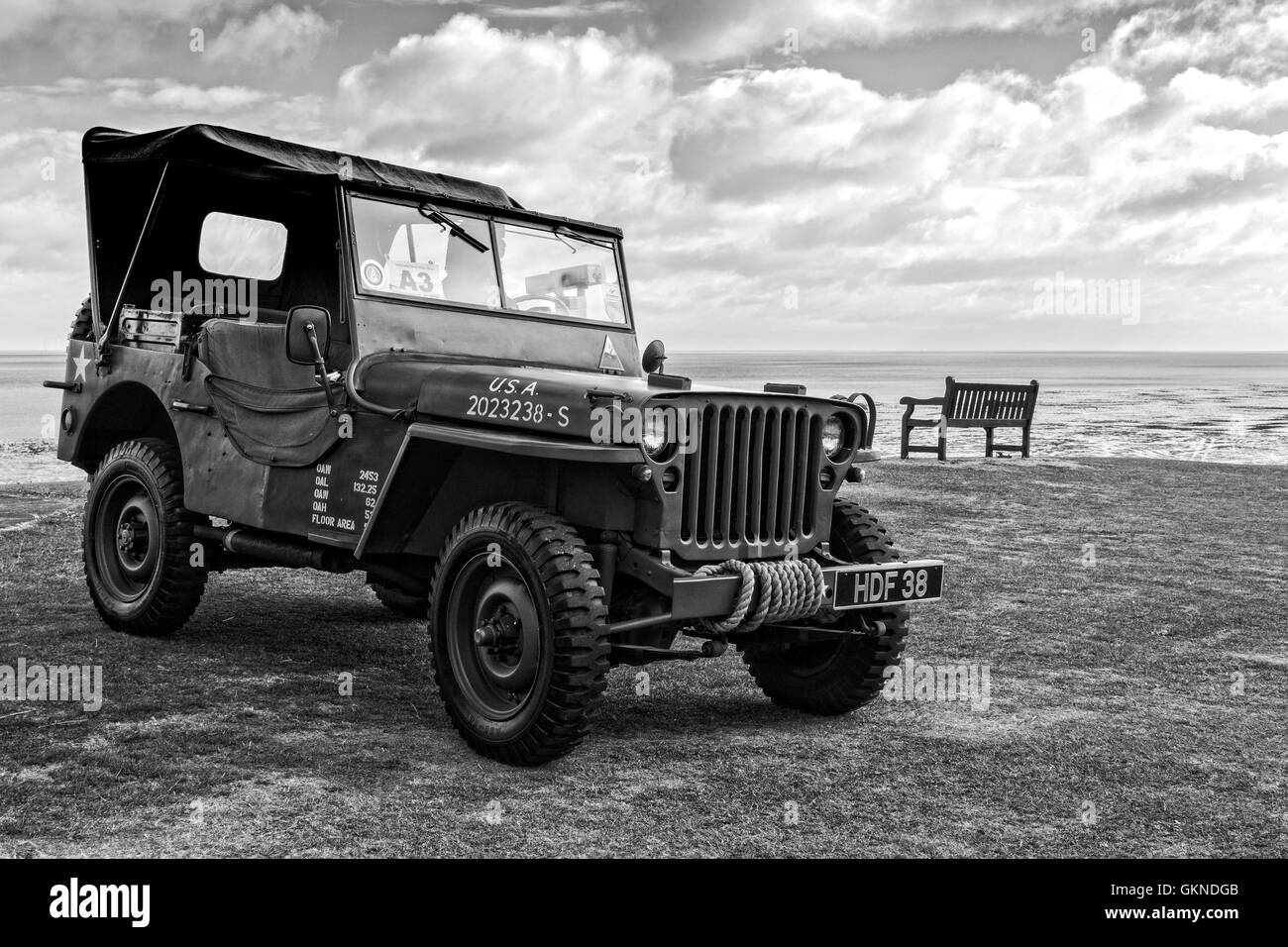 Cars on display at Whitstable Classic Motor show,Tankerton Slopes Kent UK Stock Photo