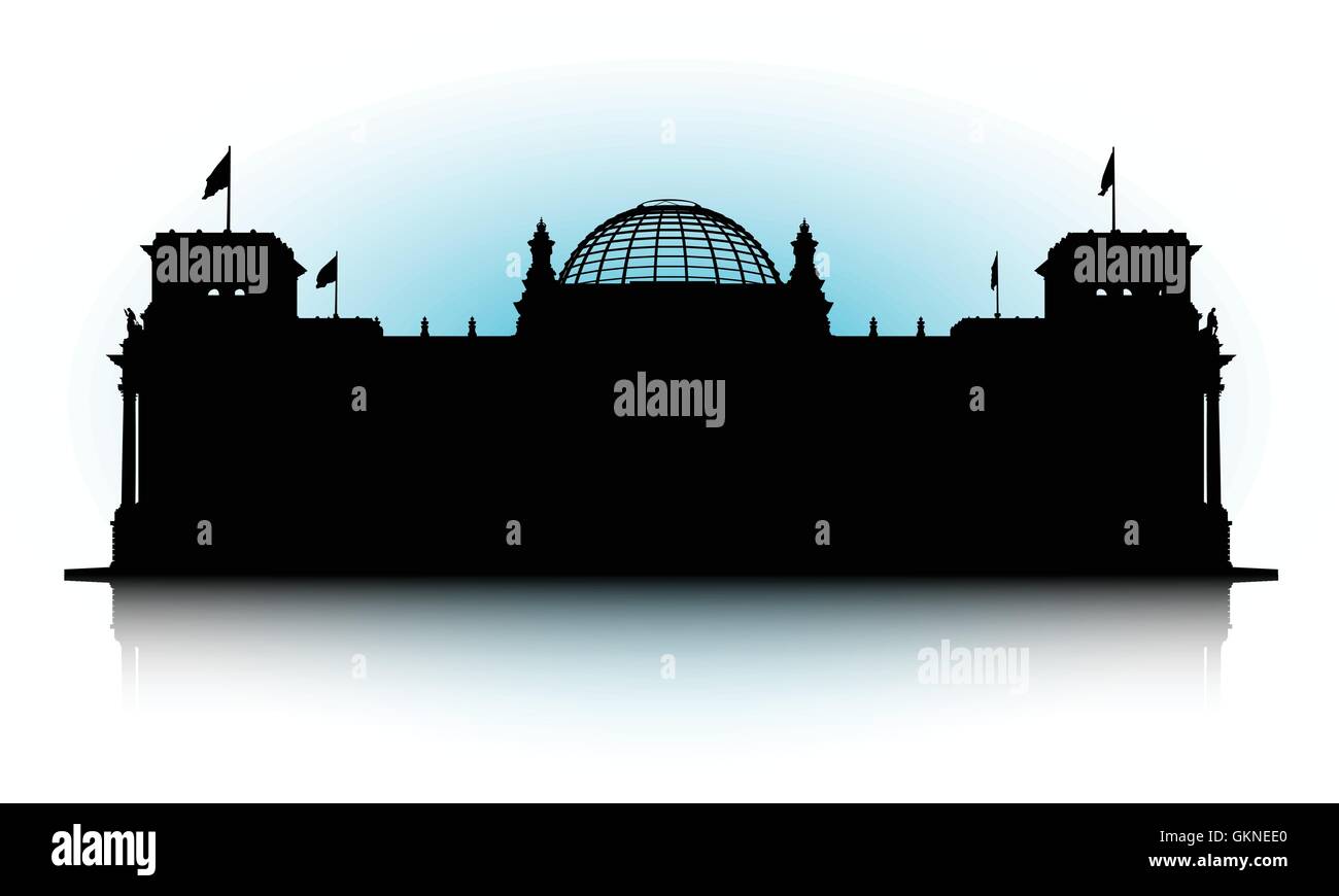 reichstag Stock Vector