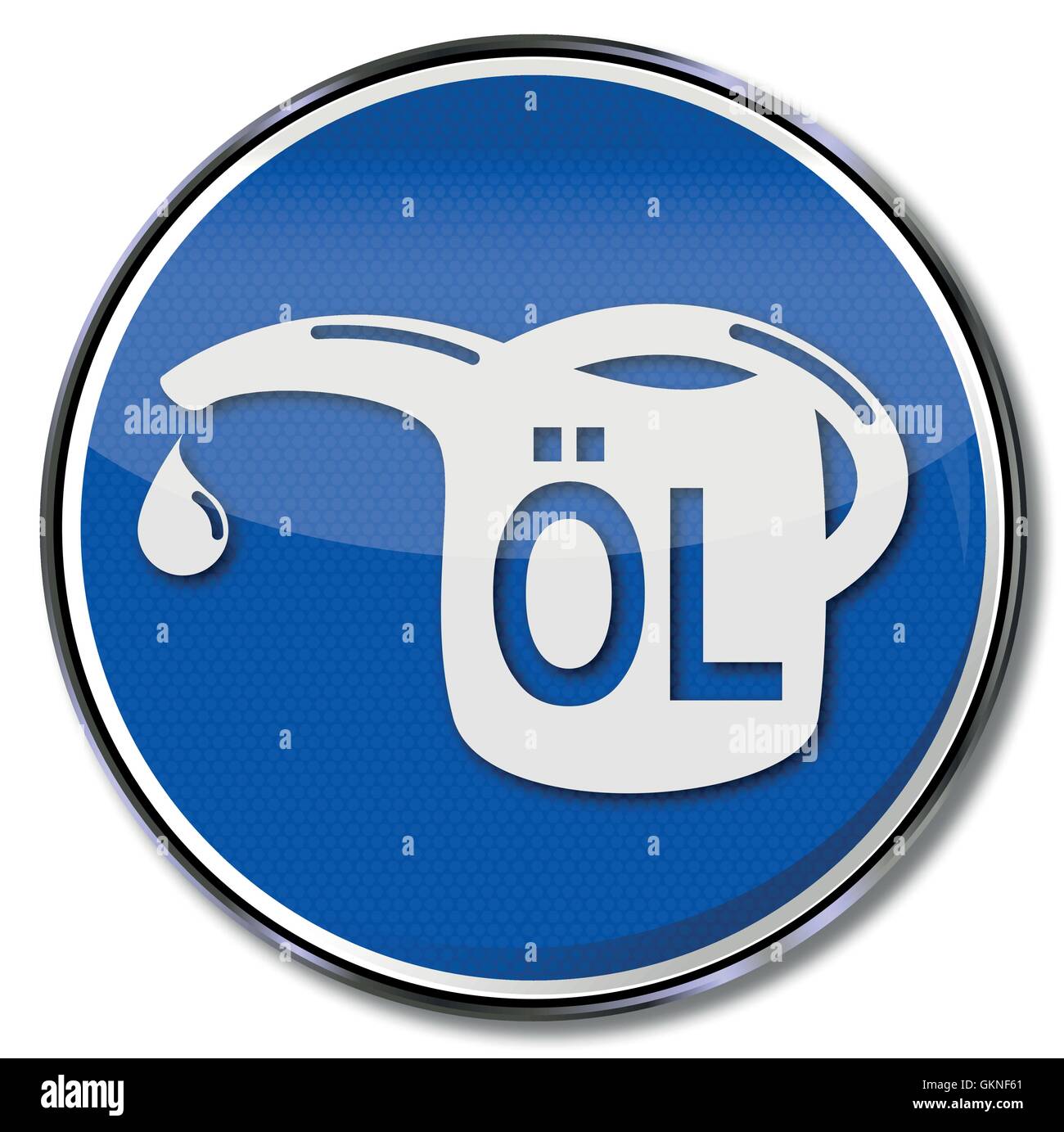 oil and oil can Stock Vector