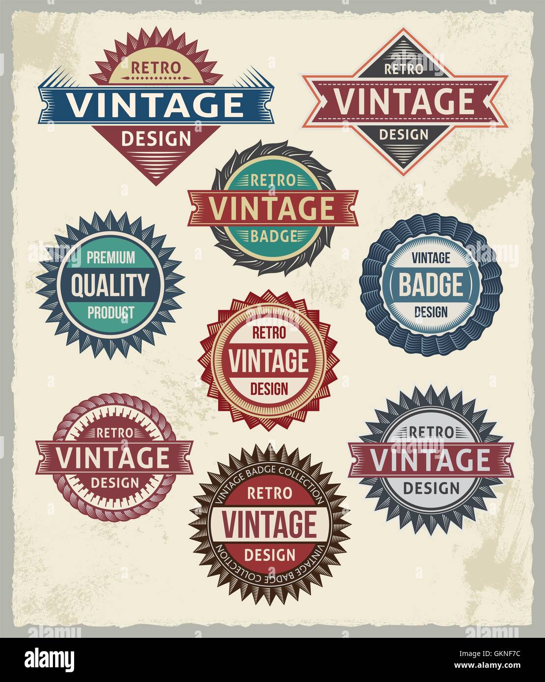 vintage retro label sign icon badge vector design art emblem graphic ...