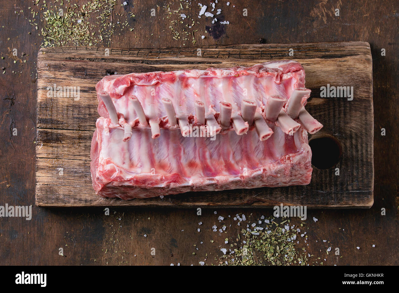 Trimmed lamb racks hi-res stock photography and images - Alamy
