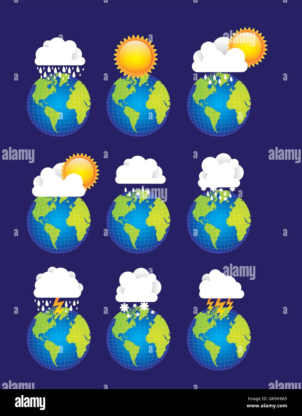 weather and seasons Stock Vector Image & Art - Alamy